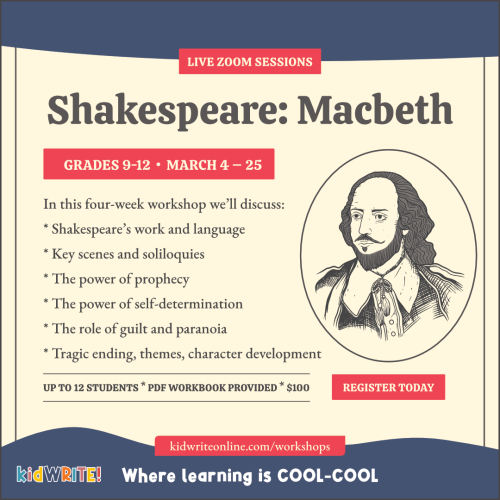 Macbeth workshop grades 9-12.